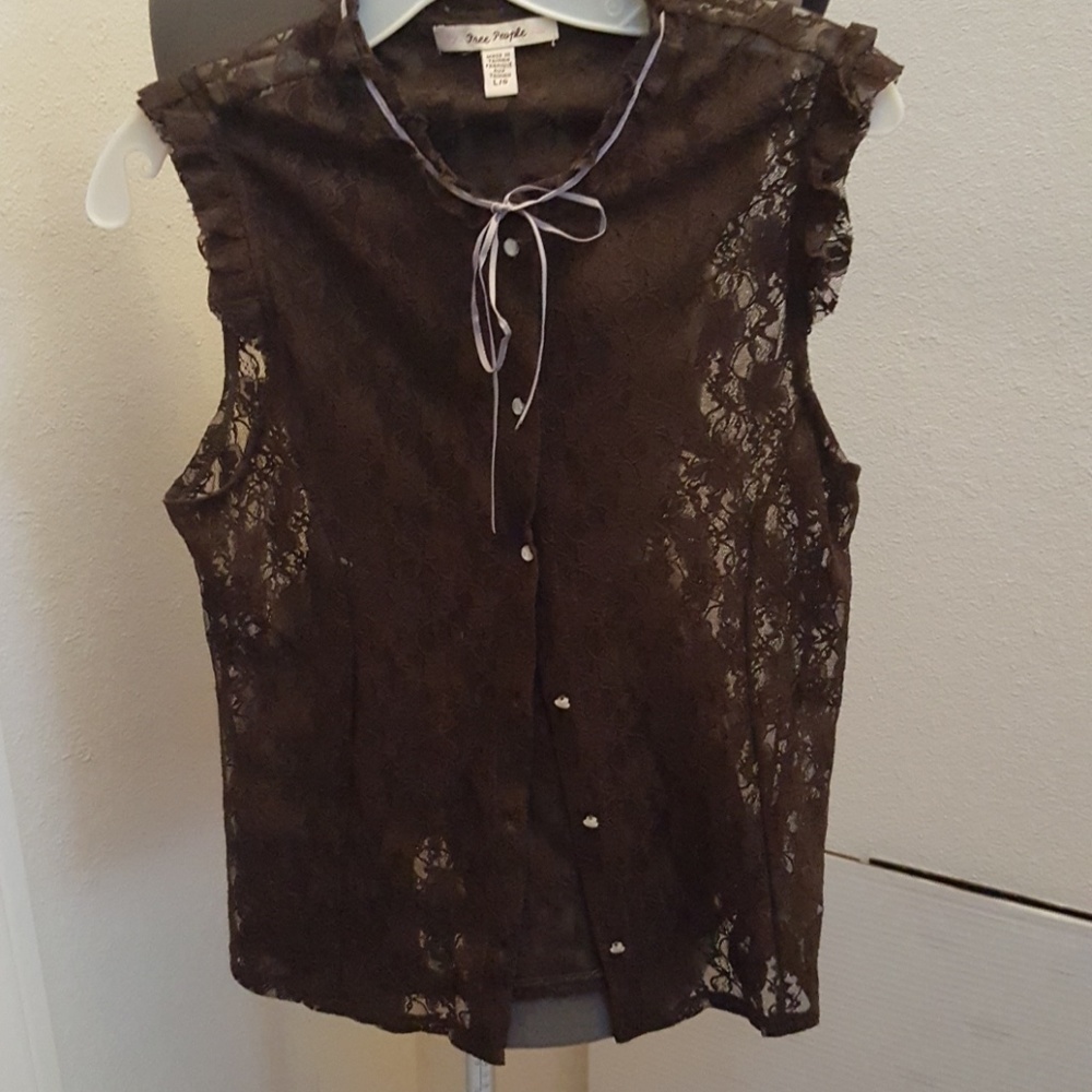 Free people lace top